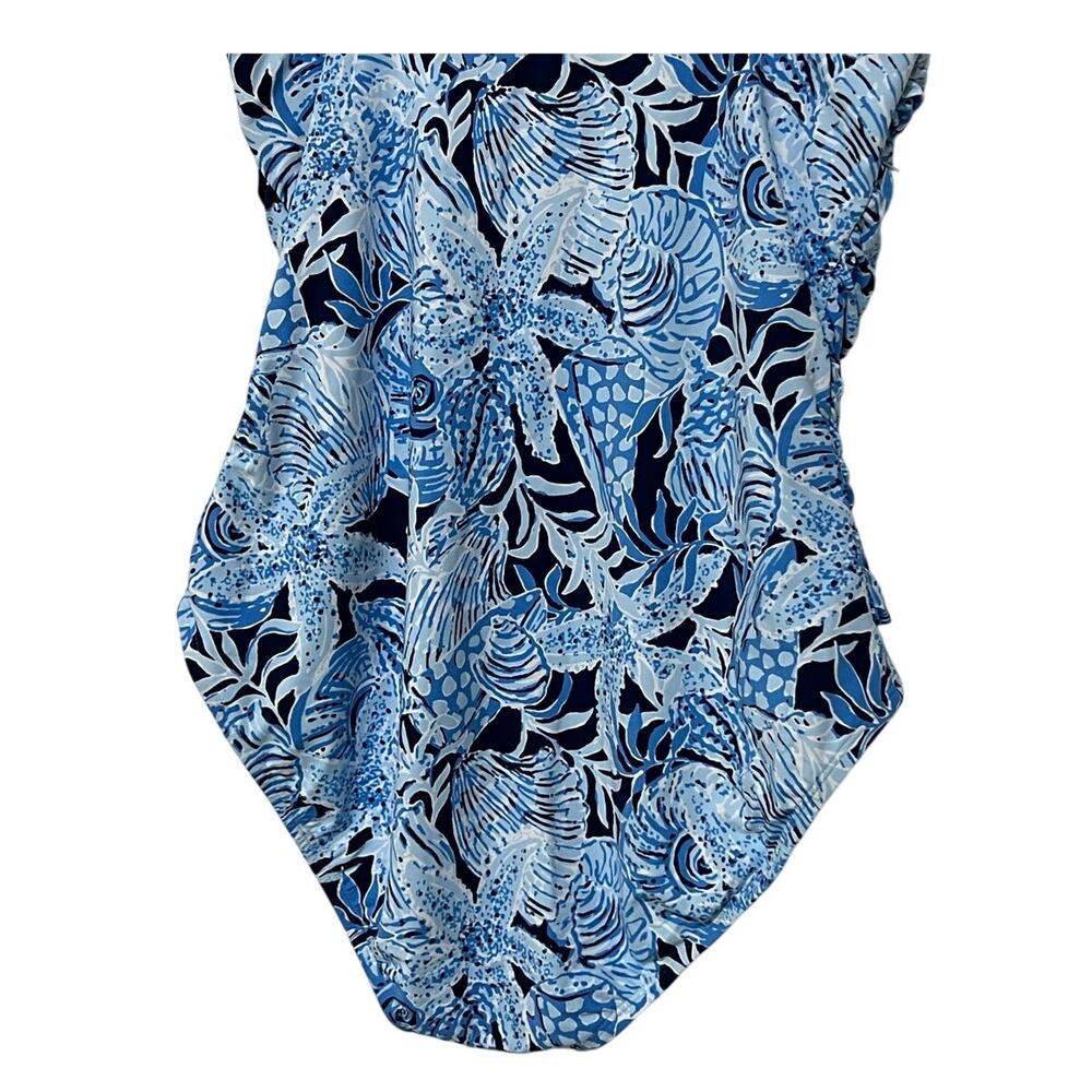Lilly Pulitzer Blue Floral One-Piece Swimsuit - Picture 7 of 13